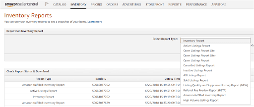 inventory report inventory reports example